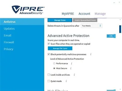 VIPRE ADVANCED SECURITY FOR HOME 2022-2024+ W/DAILY UPDATES..1 PC 5 YR LICENSE! • $38