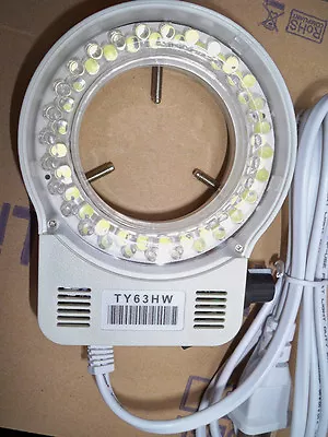 1Pc 56 White LED Ring Light Illuminator For Meiji EMZ EMZ5 Microscope  • $27.85