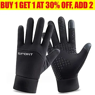 Winter Warm Gloves Thermal Windproof Ski Gloves For Cold Weather Men Women UK • £4.74