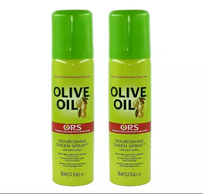 ORS Original Olive Oil Nourishing Sheen Spray 50ml / 1.2oz Pack Of 2 • £6.74