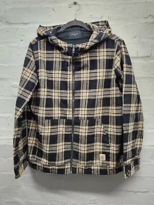 Drop Dead Women's Jacket UK 14 Brown Check 100% Cotton 24 P2p Boxy Fit  • $43.15