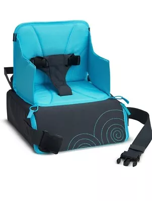 Brica By Munchkin Travel Booster Seat With Underseat Storage And Straps • $34