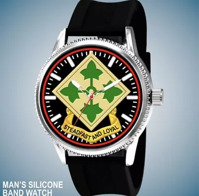 United States Army 4th Infantry Division Vietnam Veteran New Man’s Watch • $47.96