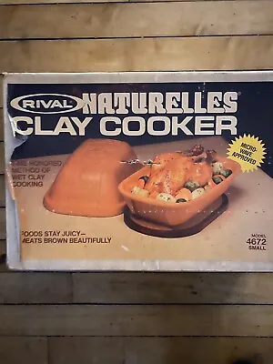 Rival Naturelles Clay Cooker Model 4672 • $15