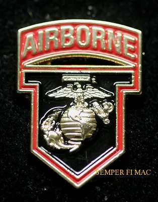 Us Marines Airborne Hat Pin Ega Jump Wing Angelic0 Paratrooper Parachute Gift • $10.95