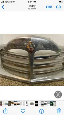 Packard 1948 Chrome Front Grill Ratrod Mancave Wall Art Sign Car • $125