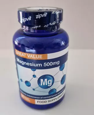 ZipVit Magnesium 500mg 90 Vegan Tablets • £9.50