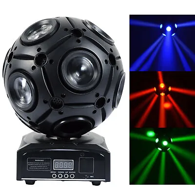 DJ Lighting Dmx512 Beam LED Football Moving Head Stage Effect Moonflower Light • $118.76