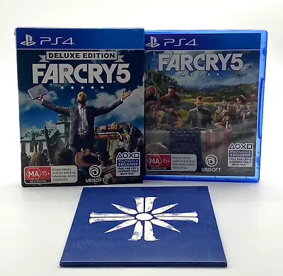 Far Cry 5 Deluxe Edition - PlayStation 4 - PS4 Game - PAL - Missing Soundtrack • $22.95