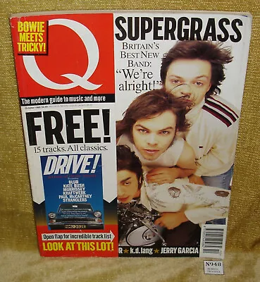 VINTAGE Q MAGAZINE - OCTOBER 1995 - ISSUE 109 - SUPERGRASS COVER 90s INDIE MUSIC • £6.99