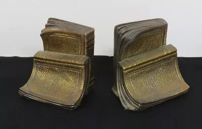 A Pair Of Mid-Century Philadelphia Manufacturing Co. Hand Cast Bookends • $29.95
