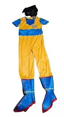 DragonBall Z Youth Super Saiyan Goku Costume With Wig Boys Size Large Cosplay • $24.65