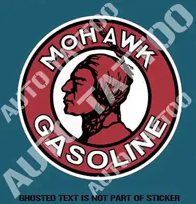 VINTAGE MOHAWK GASOLINE Decal Sticker Vintage Petrol Americana Hot Rod Stickers • $5.50