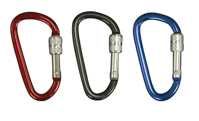 2 1/2  Locking D-clip Carabiner - 3 Pack • $2.55