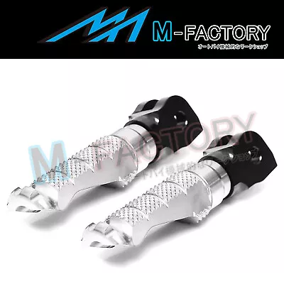 Silver CNC R-Fight Front Foot Pegs For Kawasaki Z900RS Cafe Racer 18-22 21 20 19 • $69.63