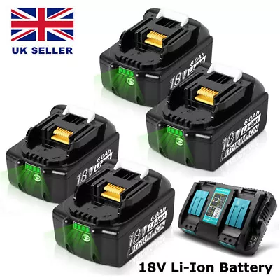 BL1860B For Makita 18V 6.0Ah LXT Li-ion Battery BL1830 BL1850 BL1860 / Charger • $26.99