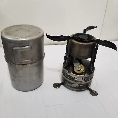 US Army Fiesta 1981 Military Stove Portable Cooking Cookware With Case See DESC. • $72.95