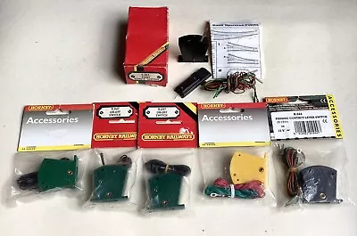 HORNBY - Unused X5 Black/Yellow/Green LEVER SWITCHES & X1 POINT REMOTE CONTROL • £19.99