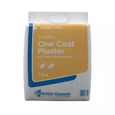 7.5Kg Thistle One Coat Plaster - All-in-one Undercoat And Finishing Plaster • £18.50