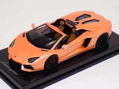 1/18 MR Collection Lamborghini Aventador LP700 Spider Peach Black Wheels Carbon • $799.95