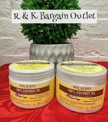 Marc Anthony 100% Coconut Oil + Extra Virgin Hair & Body 10 Fl Oz Each ~ 2 Pcs • $17.99