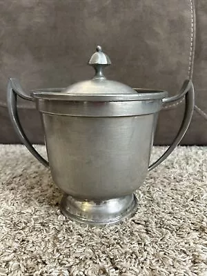 Vintage Kings Quality Pewter Ice Bucket With Handles And Lid. • $18