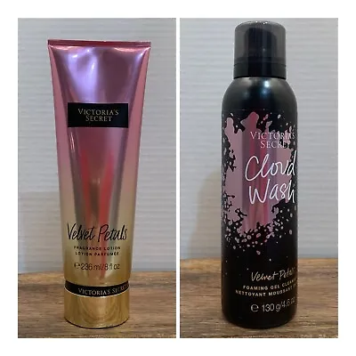 Victoria's Secret VELVET PETALS Fragrance Lotion And Body Wash • $34.99