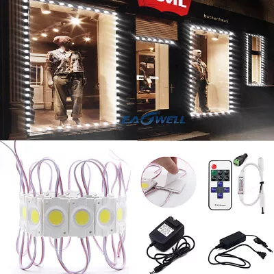 10-80ft White COB LED Module Light Waterproof Injection Storefront Sign Lamp KIT • $14.99