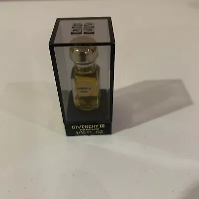 Vintage Givenchy Iii Perfume Micro Mini Splash 1/15 Fl.oz Newplastic Case • $9.99