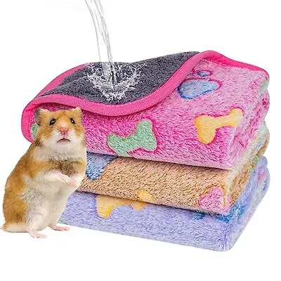 Waterproof Guinea Pig Blankets 1 Pack 3 Washable Guinea Pig Fleece Cage Liners • $10.32