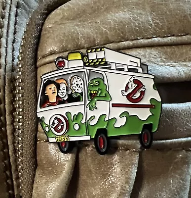 Ghostbusters Van Enamel Pin Slimer Freddy Kruger Jason Voorhees Michael Myers • $9.67