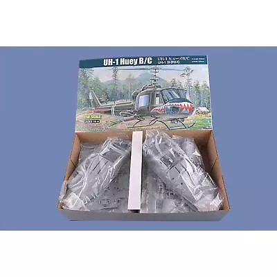 HOBBY BOSS UH-1 Huey B/C 1/18 81807 Static Airplane Aircraft Kit Plastic Model • $102.88