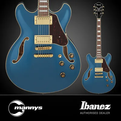 Ibanez AS73G PBM Artcore Electric Guitar (Prussian Blue Metallic) • $995