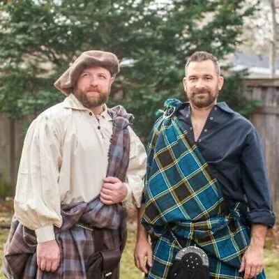 Scottish Men's Great Kilt 5 Yard Great Kilt For Men Available In 50+ Tartan Kilt • $100.70