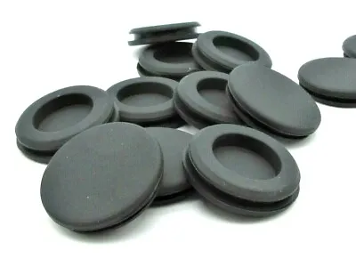 Solid Rubber Grommet W/o Hole For 1 3/8  Panel Hole 1 5/8  OD  Fits 1/8  Panel • $12.78