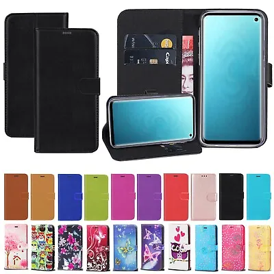 £2.99 • Buy Flip PU Leather Case For Samsung Galaxy S10 S10e S10 Plus Magnetic Wallet Cover