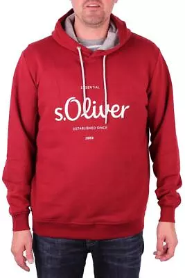 S.Oliver Sweatshirt Logoprint Dark Red • $52.89