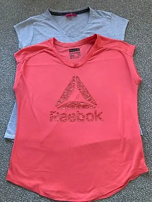 2 Sports Tops T-shirts Size M Reebok LA Gear • £1.99