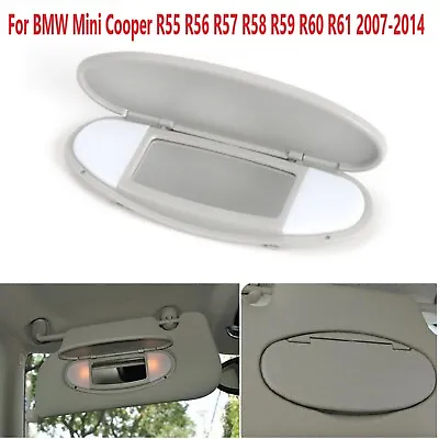 1X For BMW Mini R55 R56 R60 2007-2014 Gray Sun Visor Vanity Mirror Cover Makeup • $14.72