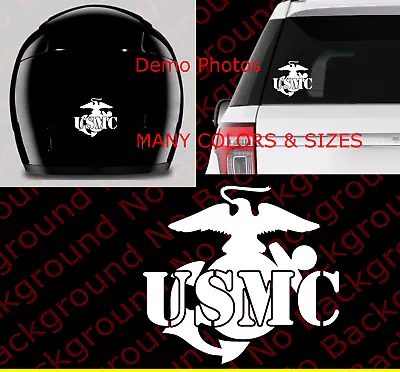 USMC United States Marine Corps Vinyl Decal Marines Eagle Globe Anchor AY059 • $4.99