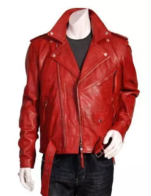 Vintage Vagabond Leather Biker Jacket For Men • $100