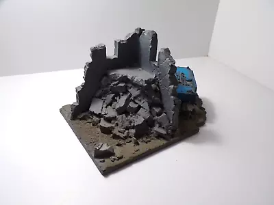 Warhammer 40k Terrain Scenery Ruins Building Bombed Crashed Wrecked Tank • $25