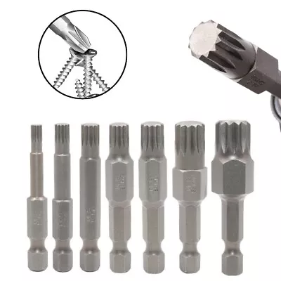 Silver 12 Point Torx Screwdriver Bit Choose The Ideal Size For Your Needs • $15.16