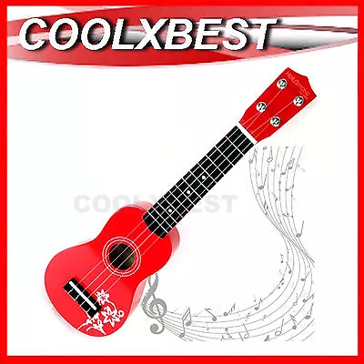 New 21  Holysmoke Red Aloha Ukulele 12 Frets 4 Strings Ukelele Children Guitar • $26.67