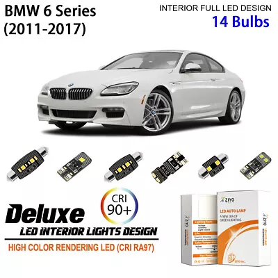 LED Interior Light Kit For BMW F06 6 Series Xenon White LED Light Bulbs Upgrade • $23.40