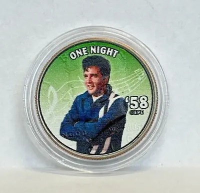 United States - Elvis Presley - One Night - Half Dollar Colorized Coin • $12.85