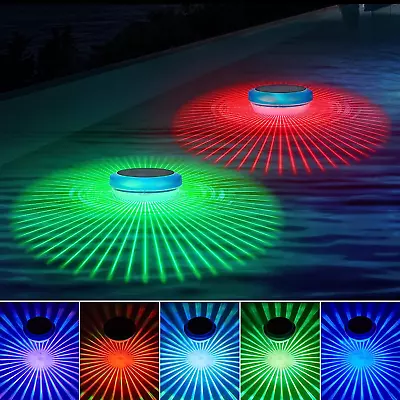 Solar Floating Pool LightsRgb Color Changing Pool Lights That FloatWaterproof  • $93.62