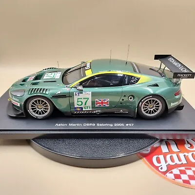 AUTOart 1/18 Aston Martin DBR9 Sebring 2005 #57 Brabham Ortelli 80508 • $155