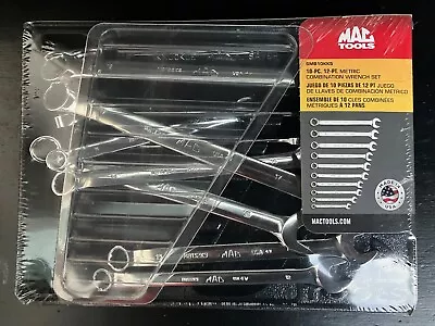 Mac Tools 10PCS Metric Knuckle Saver Combination Wrench Set 12PTS New Seal • $275