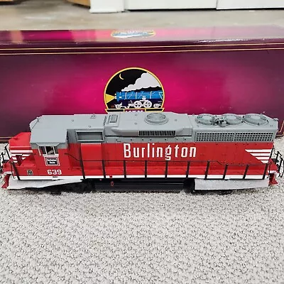 MTH PREMIER BURLINGTON GP-40 DIESEL ENGINE PROTOSOUND 3.0! 20-20528-1 No. 639 • $429